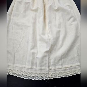 NWT - VTG - Ellen Tracy Linen Cream Color Skirt - Size 8